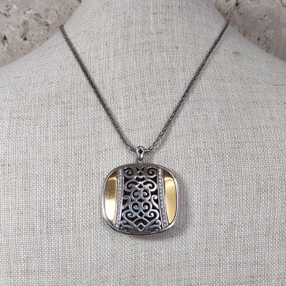 Brighton Reversible "Shadow Play" Necklace